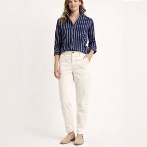 EUC J. Crew Women's Off-White Twill Chinos Size 0